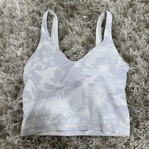 Lululemon Align Tank: Grey- White Camouflage